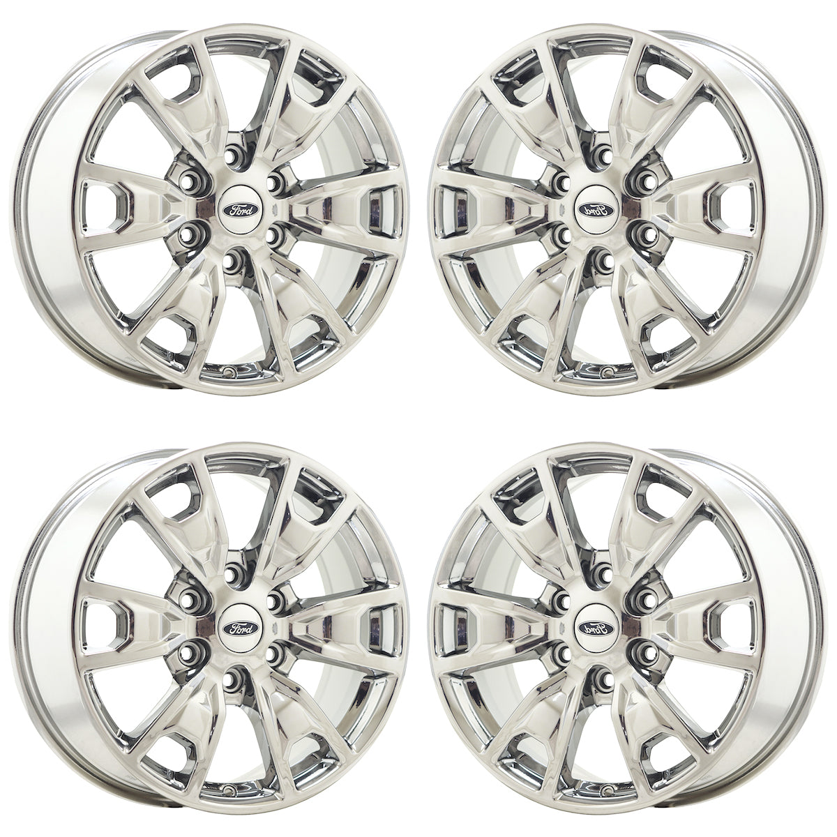18" Ford Ranger Truck Bright Chrome wheels rims Factory OEM set 4 10231 EXCHANGE